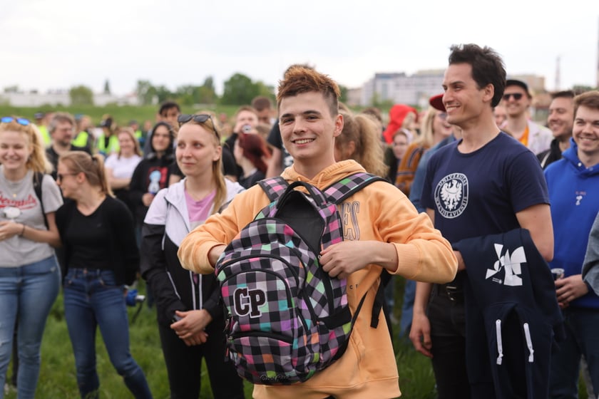 Juwenalia 2023 we Wrocławiu. Na zdjęciu studenci