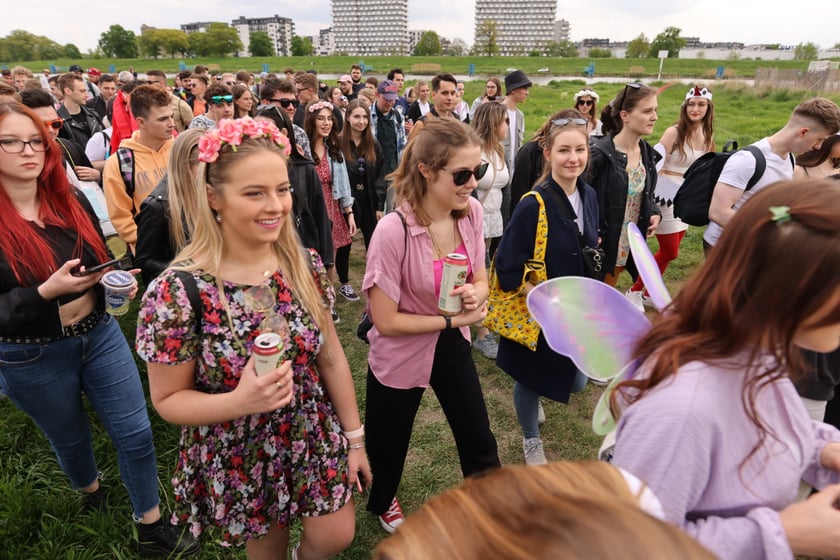 Juwenalia 2023 we Wrocławiu. Na zdjęciu studenci