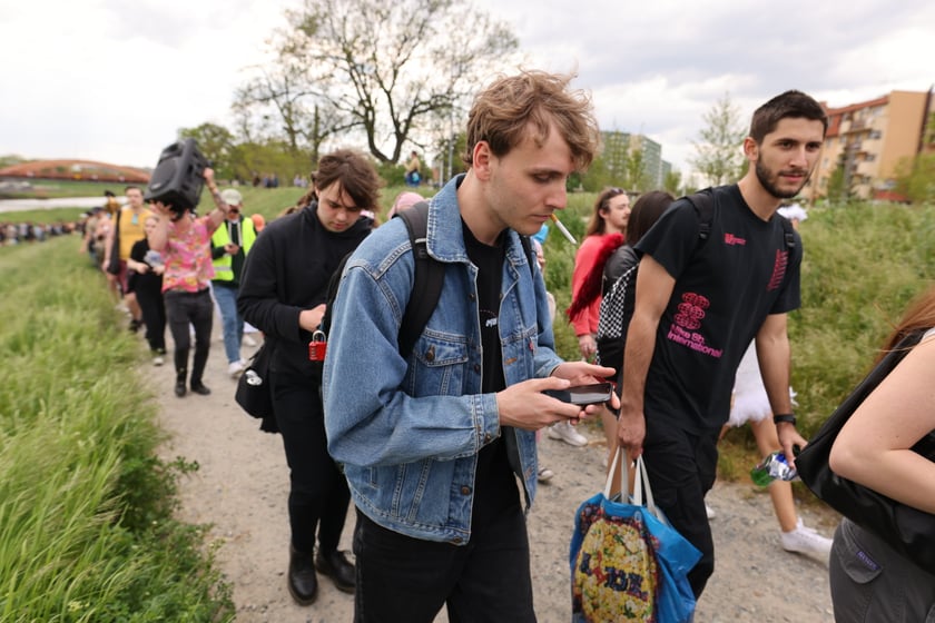Juwenalia 2023 we Wrocławiu. Na zdjęciu studenci