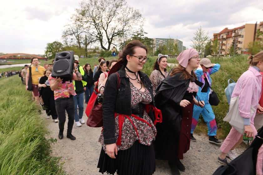 Juwenalia 2023 we Wrocławiu. Na zdjęciu studenci