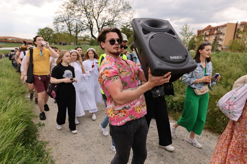 Juwenalia 2023 we Wrocławiu. Na zdjęciu studenci
