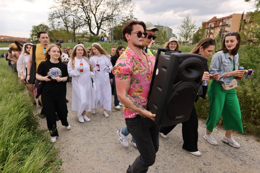 Juwenalia 2023 we Wrocławiu. Na zdjęciu studenci