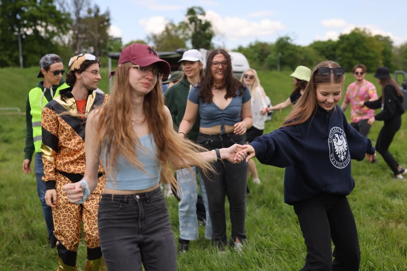 Juwenalia 2023 we Wrocławiu. Na zdjęciu studenci