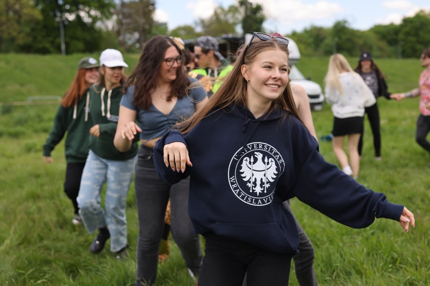 Juwenalia 2023 we Wrocławiu. Na zdjęciu studenci