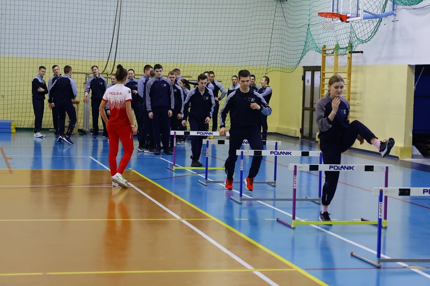 Trening biegowy prowadziła st. szer. Joanna Linkiewicz
