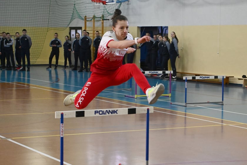 Trening biegowy prowadziła st. szer. Joanna Linkiewicz