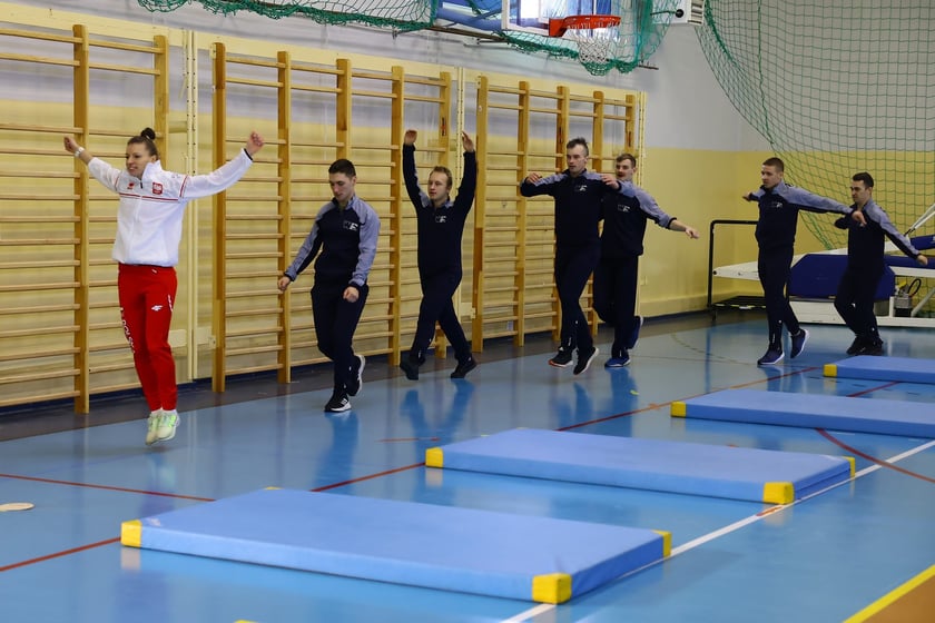 Trening biegowy prowadziła st. szer. Joanna Linkiewicz