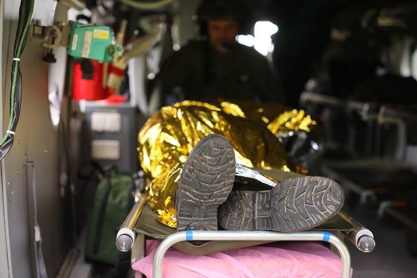 Ćwiczenia w szkole oficerskiej realizowano na podstawie doświadczeń z frontu w Ukrainie