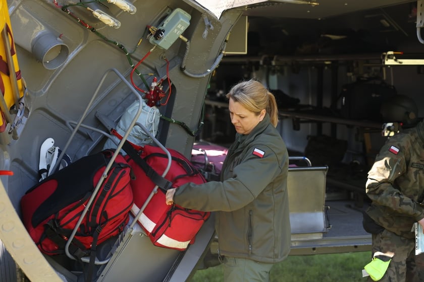 Ćwiczenia w szkole oficerskiej realizowano na podstawie doświadczeń z frontu w Ukrainie