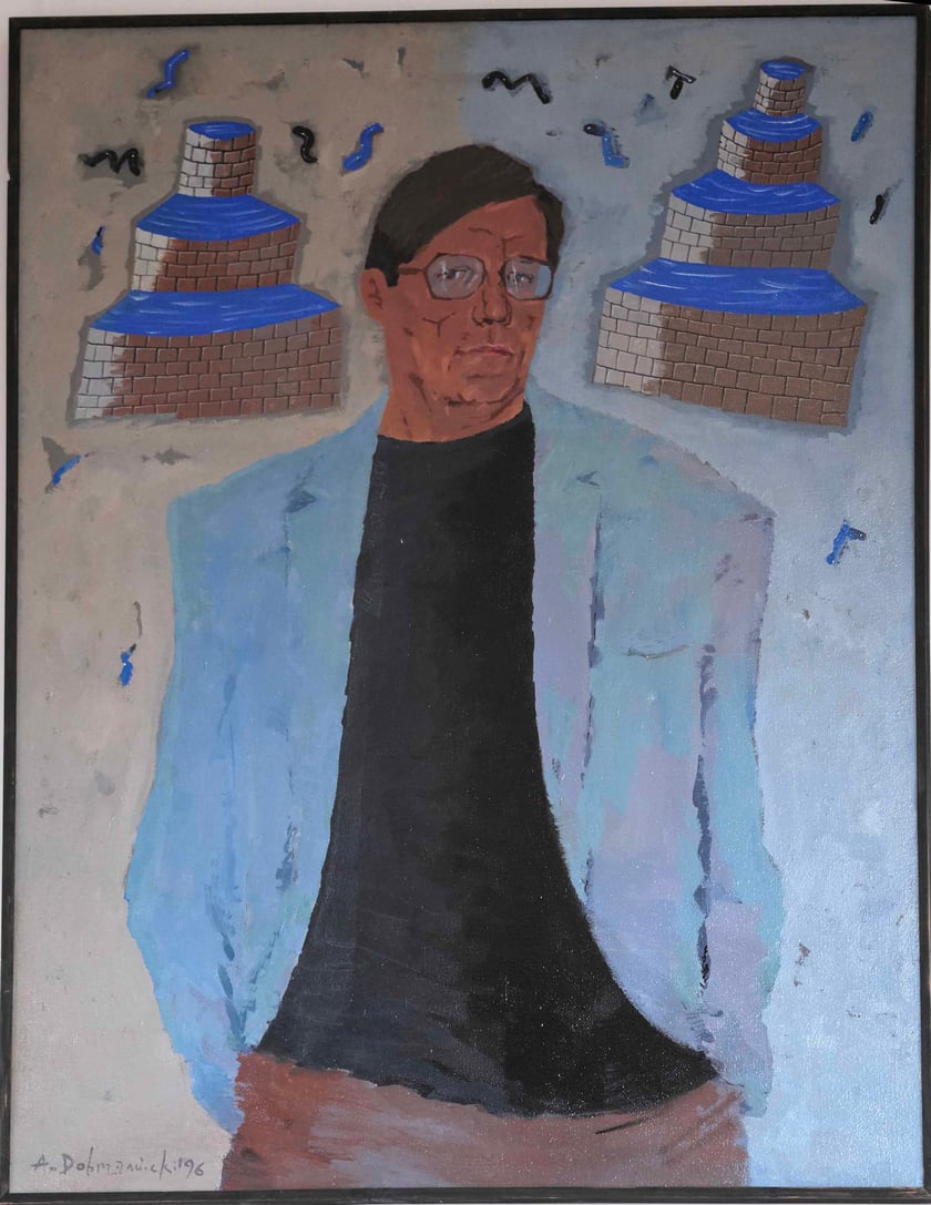 Andrzej Klimczak-Dobrzaniecki, Autoportret (1996)