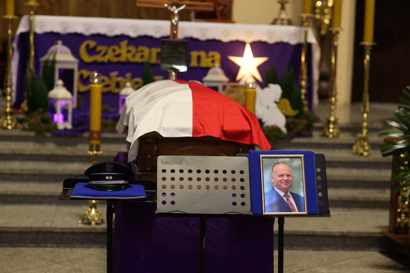 Pogrzeb Ireneusza Michalaka, policjanta, który został zastrzelony w trakcie służby