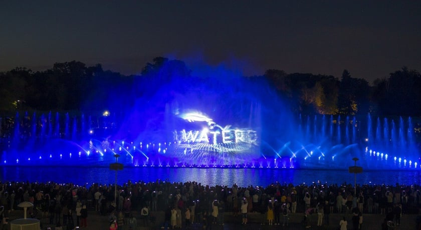 Pokaz fontanny multimedialnej we Wrocławiu. Pierwszy pokaz specjalny po dwuletniej przerwie