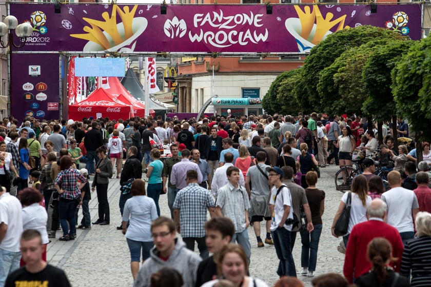 Euro 2012 we Wrocławiu, kibice, mecze, stadion, Rynek