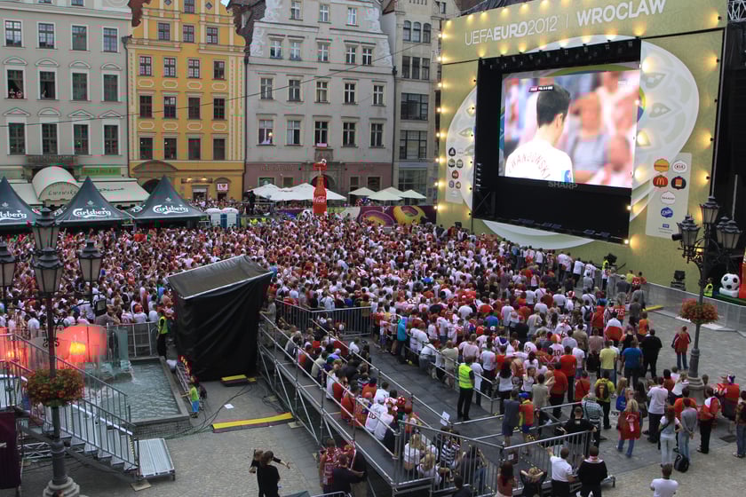 Euro 2012 we Wrocławiu, kibice, mecze, stadion, Rynek