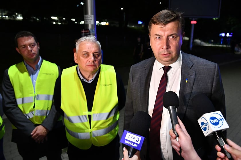ranni żołnierze z Ukrainy we Wrocławiu