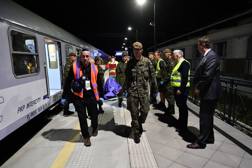 ranni żołnierze z Ukrainy we Wrocławiu