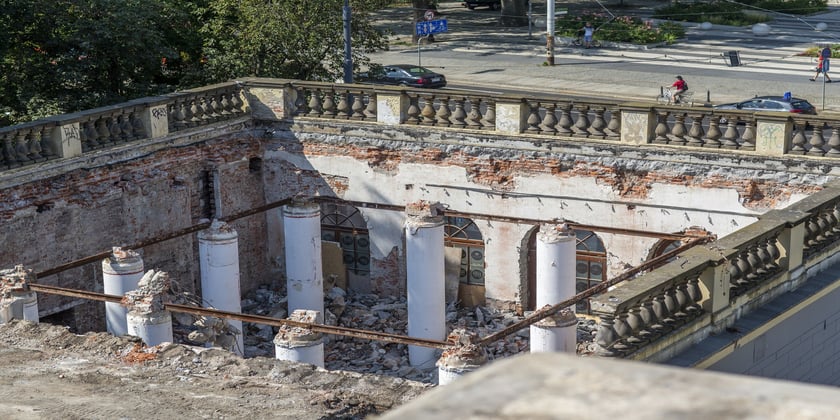 Rewaloryzacja dawnego Bastionu Sakwowego na Wzgórzu Partyzantów - sierpnień 2022