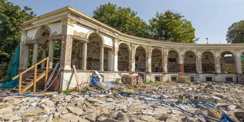 Rewaloryzacja dawnego Bastionu Sakwowego na Wzgórzu Partyzantów - sierpnień 2022