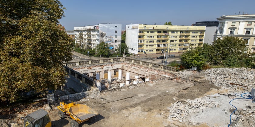 Rewaloryzacja dawnego Bastionu Sakwowego na Wzgórzu Partyzantów - sierpnień 2022