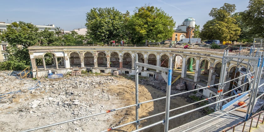 Rewaloryzacja dawnego Bastionu Sakwowego na Wzgórzu Partyzantów - sierpnień 2022
