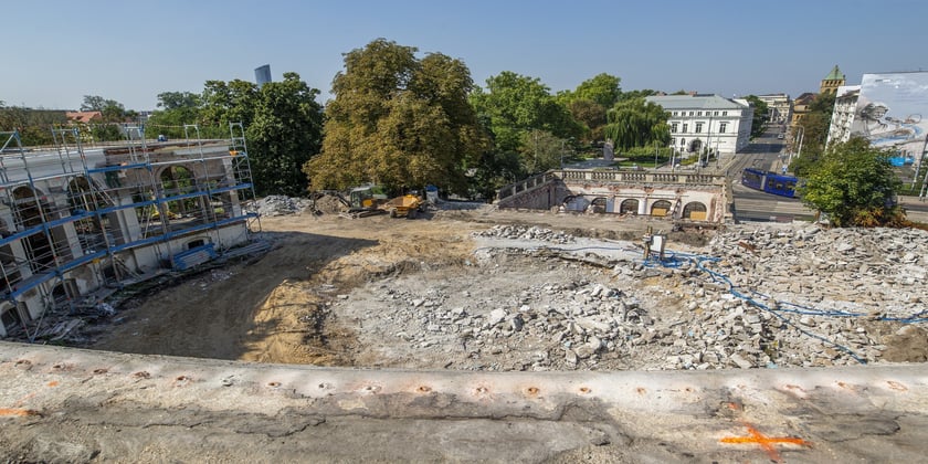 Rewaloryzacja dawnego Bastionu Sakwowego na Wzgórzu Partyzantów - sierpnień 2022