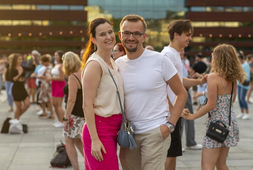 Wrocławska Potańcówka: wrocławianie tanecznie pożegnali wakacje na pl. Wolności [28.08.2022]