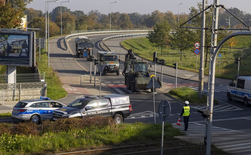 Transport niewybuchu z Osobowic