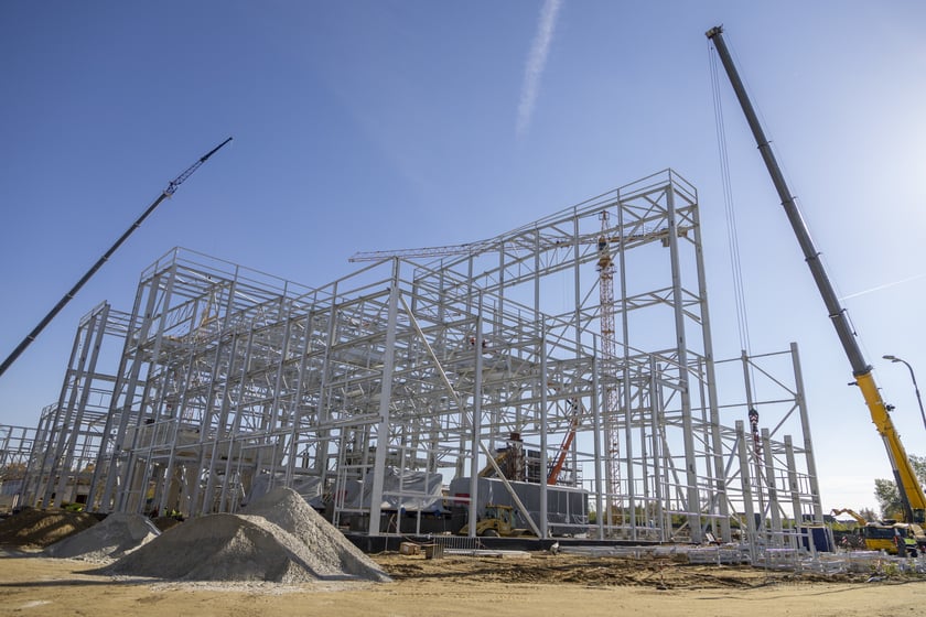 Budowa elektrociepłowni Czechnica w Siechnicach