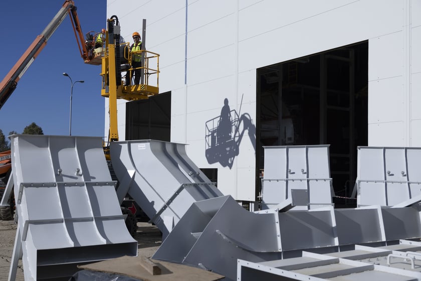 Budowa elektrociepłowni Czechnica w Siechnicach