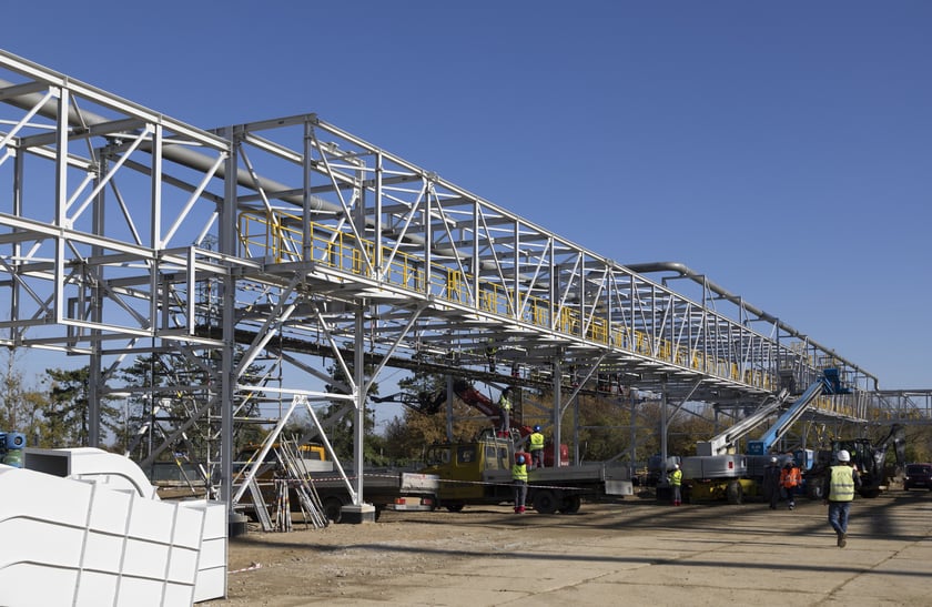 Budowa elektrociepłowni Czechnica w Siechnicach