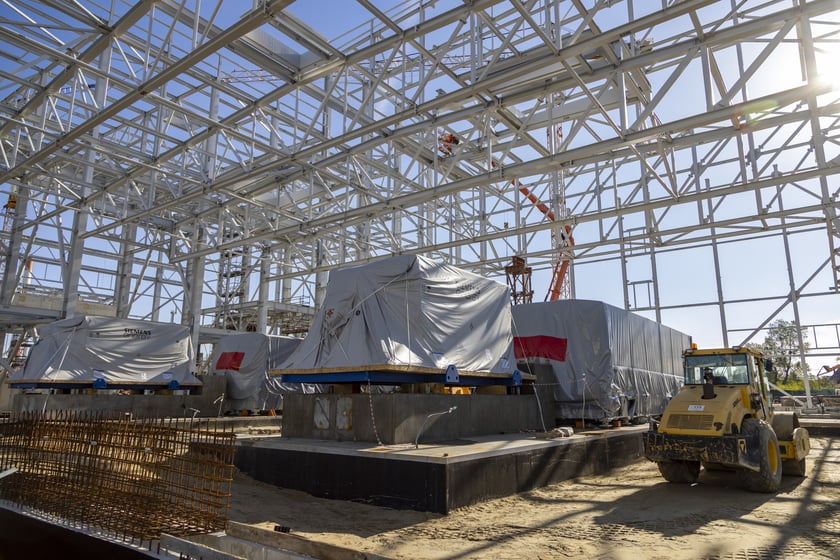 Budowa elektrociepłowni Czechnica w Siechnicach