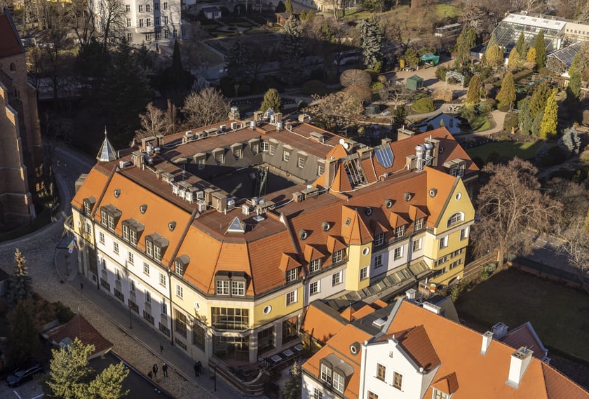 Na zdjęciu panorama Wrocławia widziana z tarasu na wieży katedry na Ostrowie Tumskim