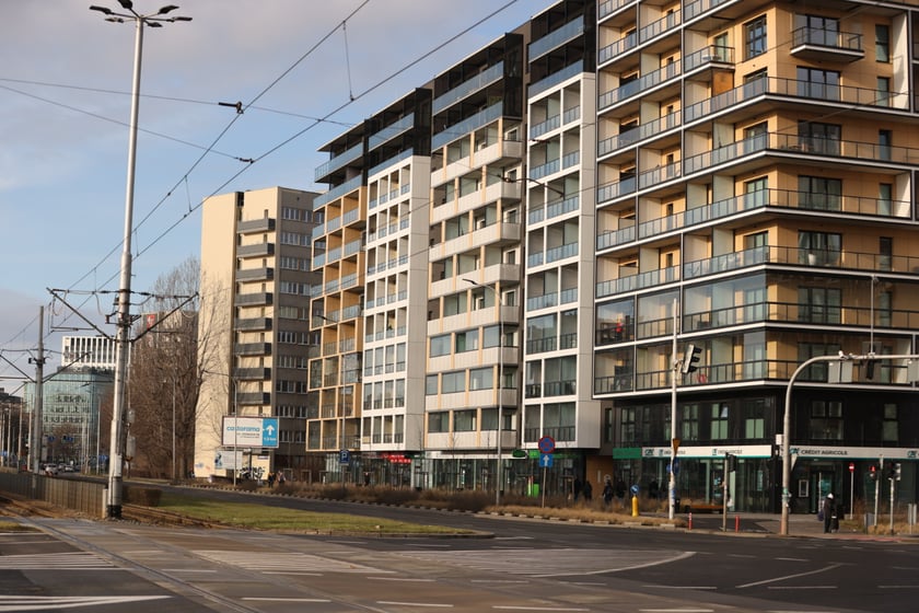 Okolice ulicy Legnickiej, placu Jana Pawła II i placu Strzegomskiego - styczeń 2023