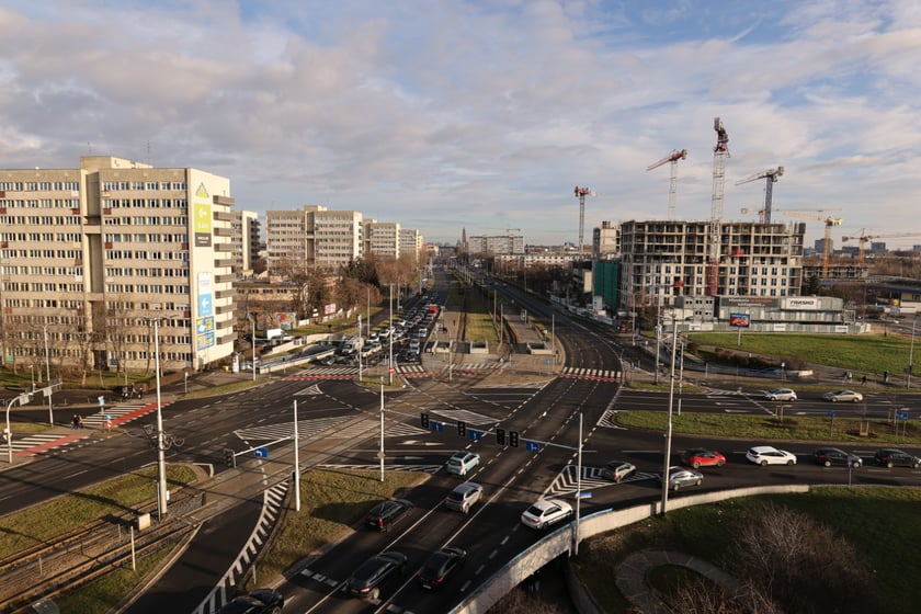 Okolice ulicy Legnickiej, placu Jana Pawła II i placu Strzegomskiego - styczeń 2023