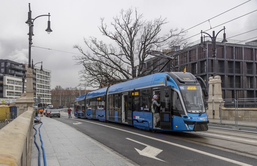 Dzień jazdy próbnej tramwajem na mostach Pomorskich