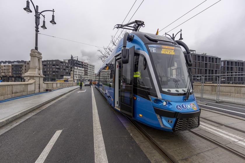 Dzień jazdy próbnej tramwajem na mostach Pomorskich