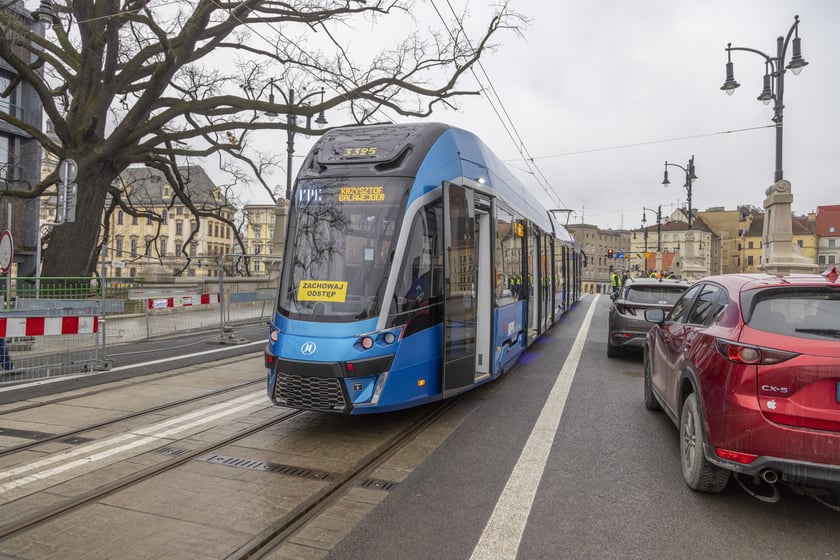 Dzień jazdy próbnej tramwajem na mostach Pomorskich