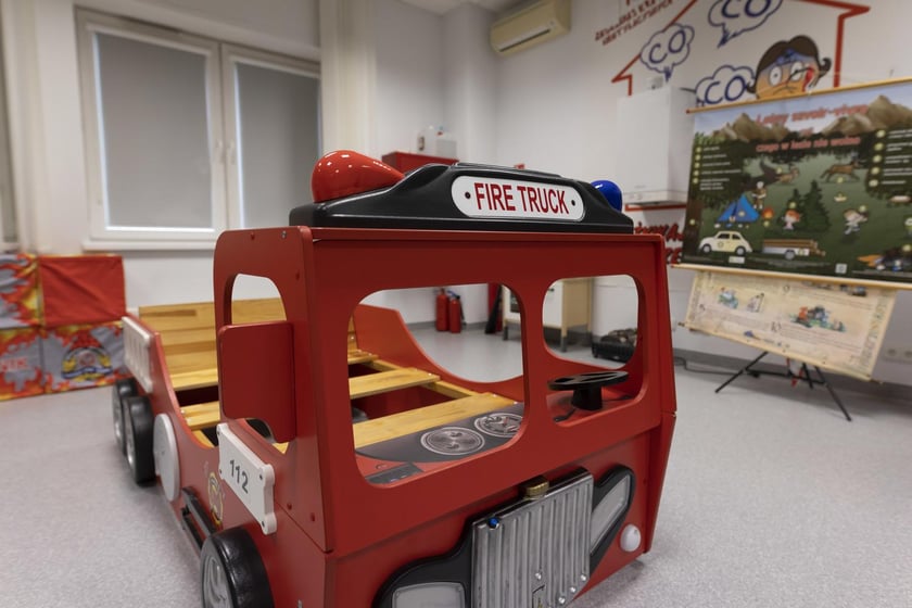 Sala dla dzieci w jednostce przy ul. Kosmonaut&oacute;w we Wrocławiu