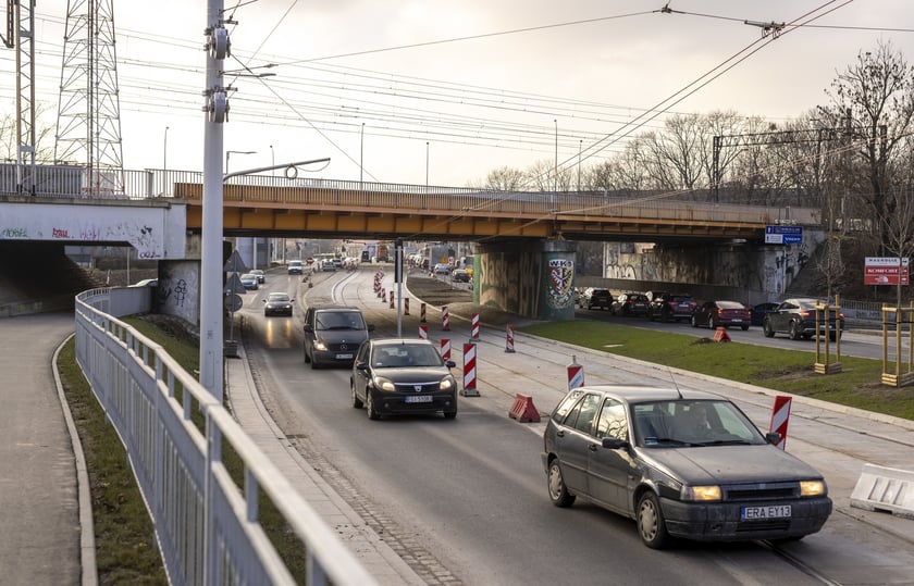 Zdjęcie z budowy TAT na Nowy Dwór, z 8 lutego 2023 roku
