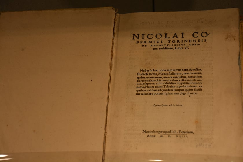 Zdjęcie z wystawy w bibliotece Uniwersytetu Wrocławskiego