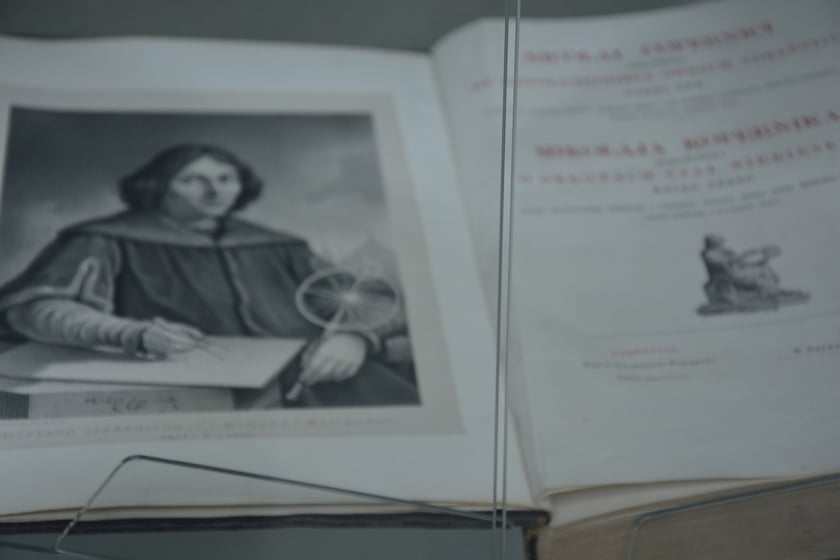 Zdjęcie z wystawy w bibliotece Uniwersytetu Wrocławskiego