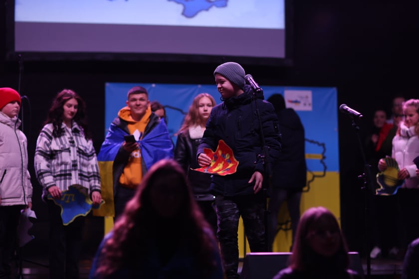 Wrocławskie uroczystości w rocznicę bohaterskiego oporu Ukraińców przeciwko rosyjskiej inwazji