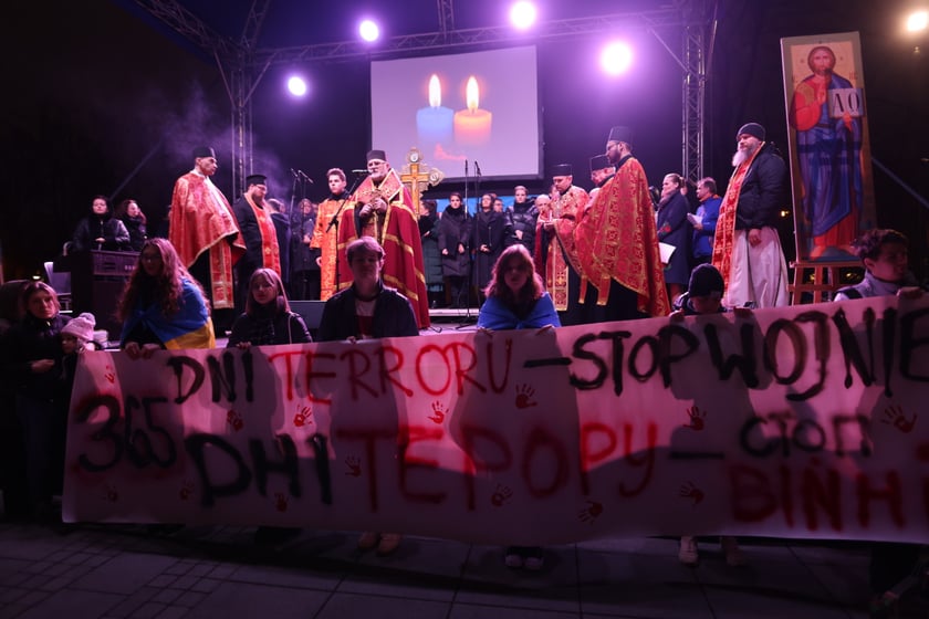 Wrocławskie uroczystości w rocznicę bohaterskiego oporu Ukraińców przeciwko rosyjskiej inwazji
