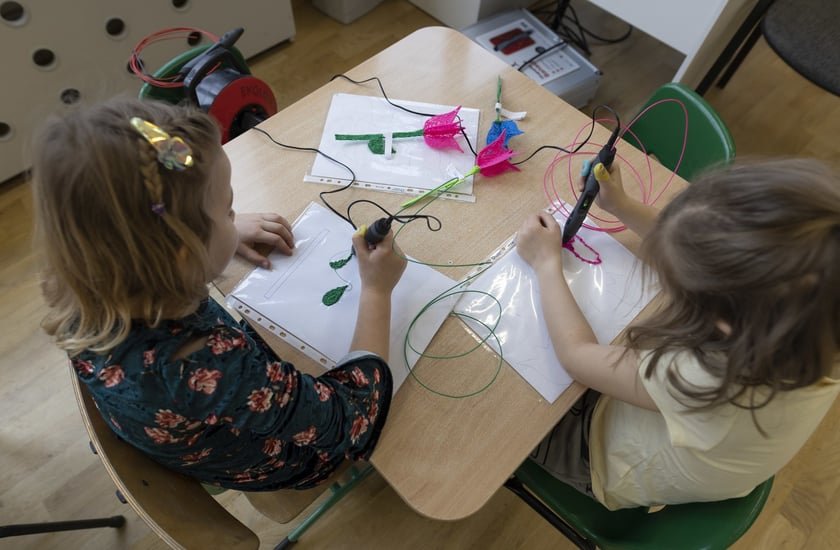 Przedszkolaki z Misiowej Polany drukują w 3D