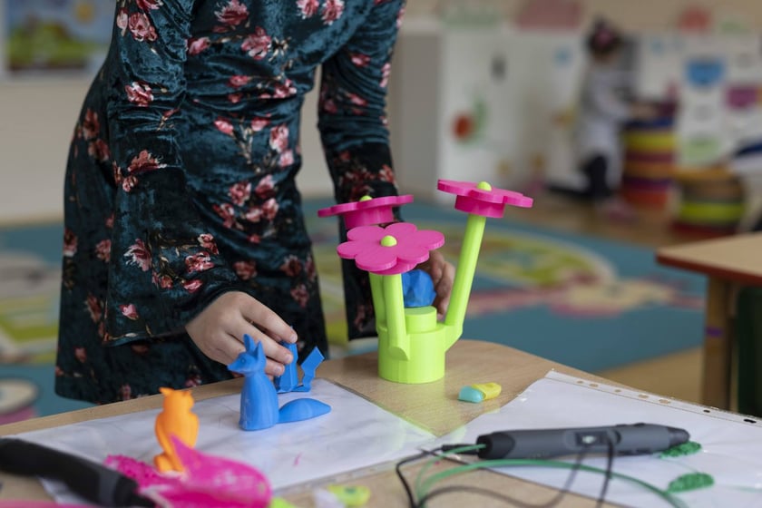 Przedszkolaki z Misiowej Polany drukują w 3D