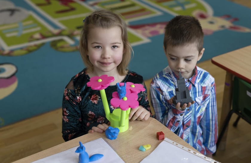 Przedszkolaki z Misiowej Polany drukują w 3D