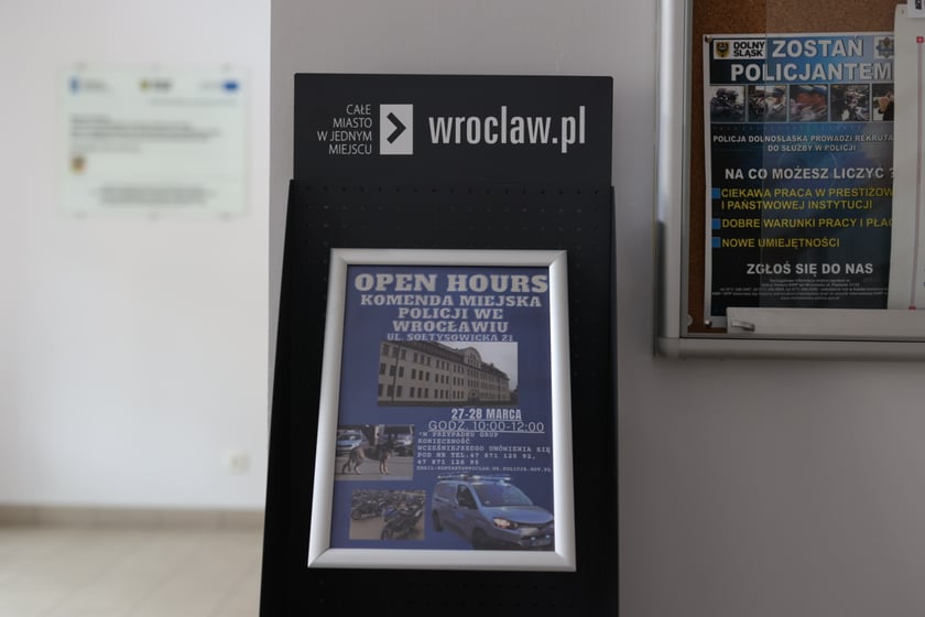 Policja od kuchni, czyli dni otwarte w KMP we Wrocławiu, 27 marca 2023 r.