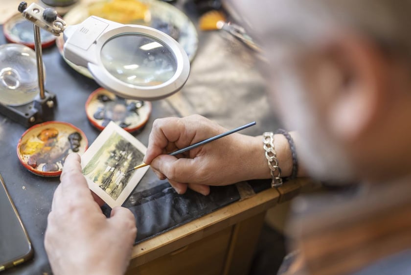 Przewłocki Stanisław artysta malarz. Mistrz akwareli i miniatur