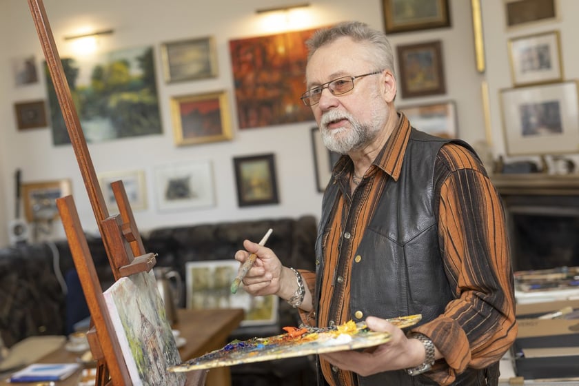 Przewłocki Stanisław artysta malarz. Mistrz akwareli i miniatur