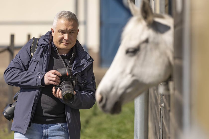 Wiktor Rzeżuchowski, fotograf, instruktor jazdy konnej